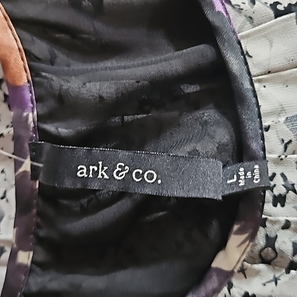 Ark & Co. Snake Print Pleated Floral Trim Sleeveless Dress - Picture 8 of 8